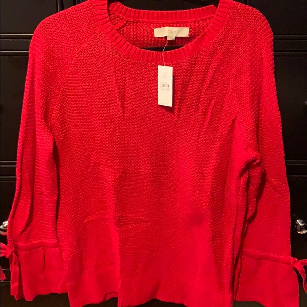 Red Loft sweater ❤️